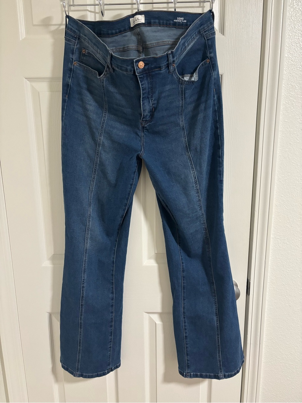 Nicole Miller Wide-Leg Jeans